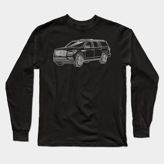 Lincoln Navigator Long Sleeve T-Shirt by Aurealis